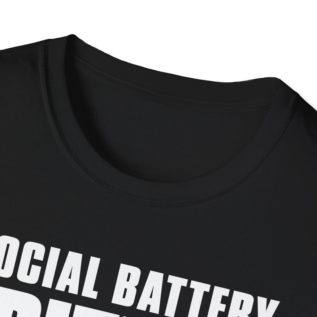 Social Battery Critical T-shirt