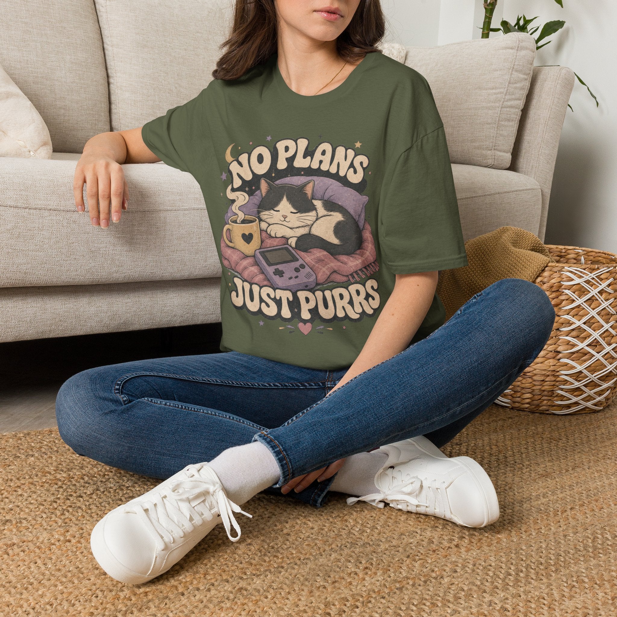 No Plans Just Purrs T-SHIRT
