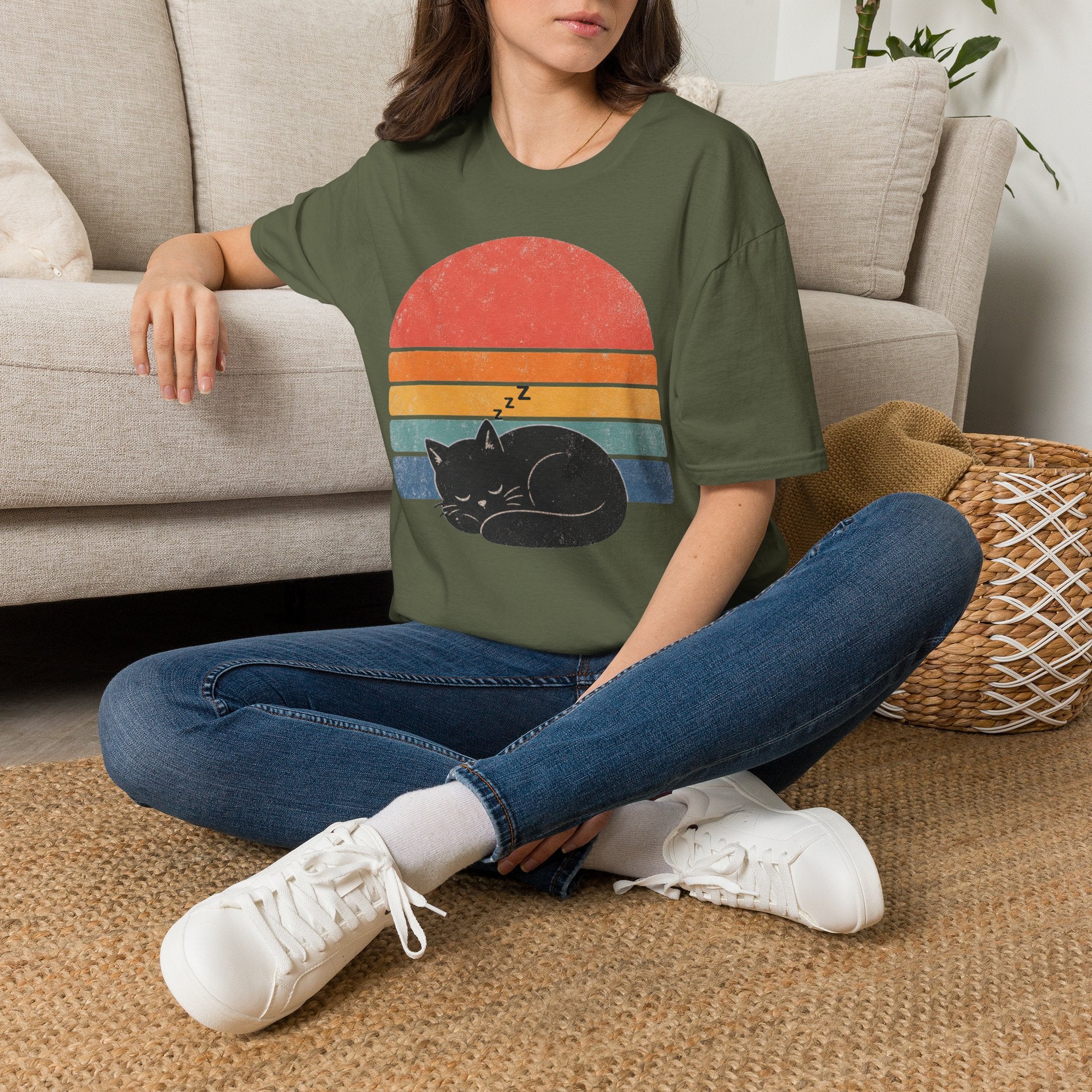 Social Battery Sunset T-SHIRT