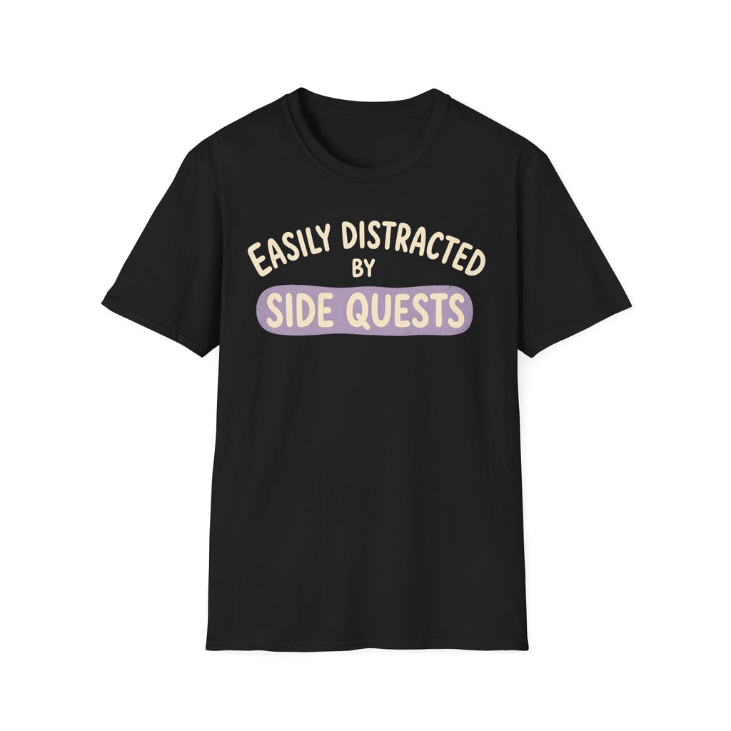 Easily Distracted By Side Quests - Highlight T-SHIRT