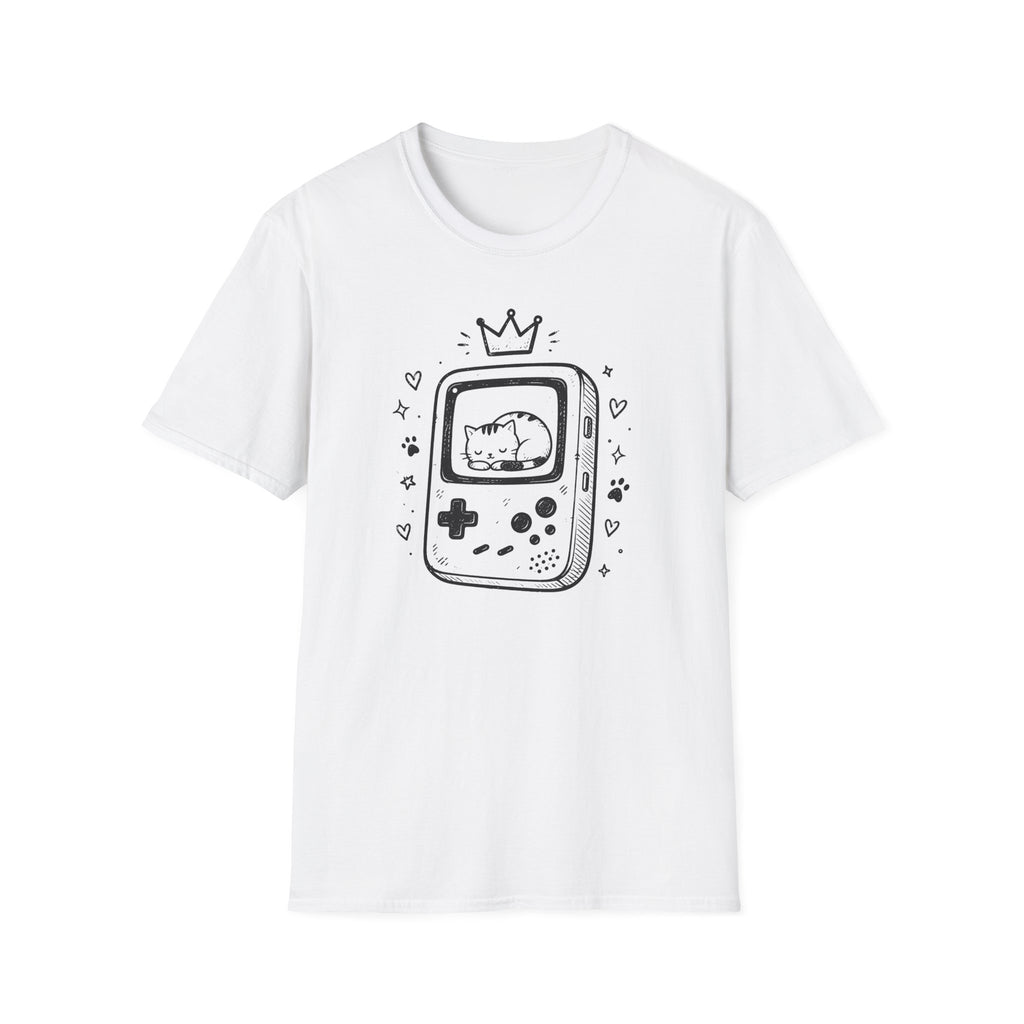 Crowned Cozy Handheld Cat T-shirt