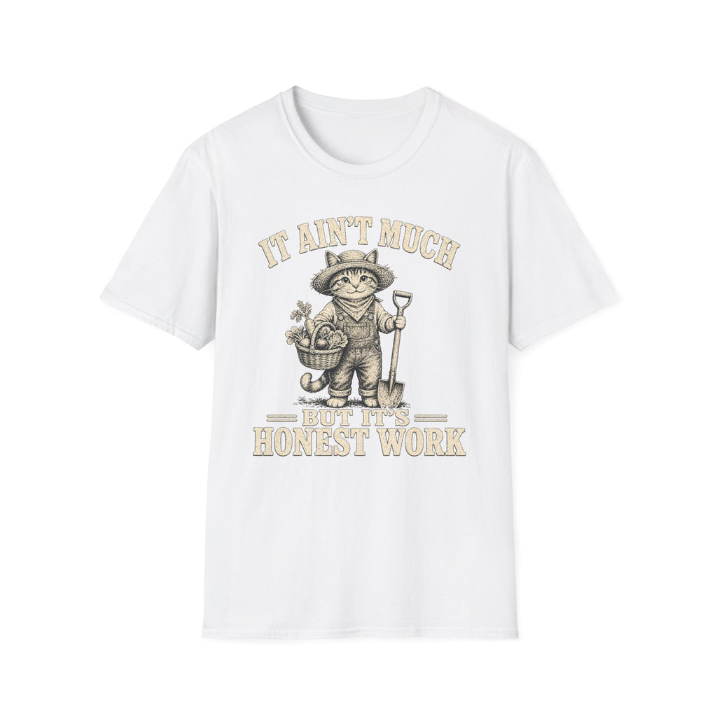 Honest Work Farming Cat T-SHIRT