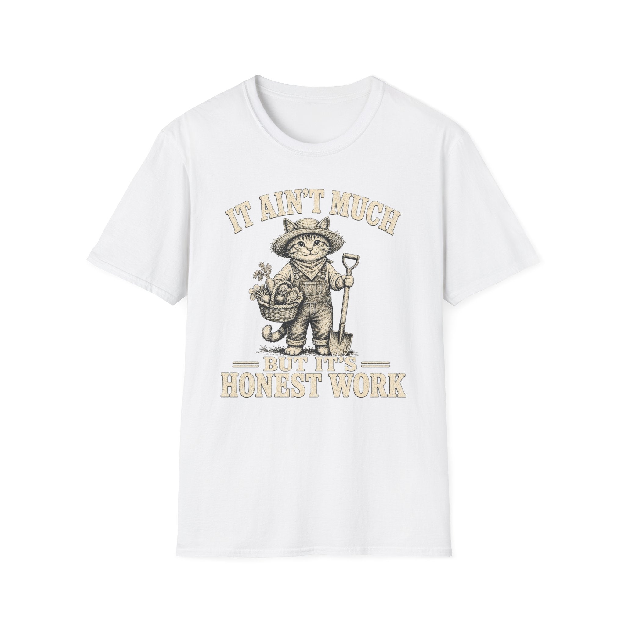 Honest Work Farming Cat T-SHIRT