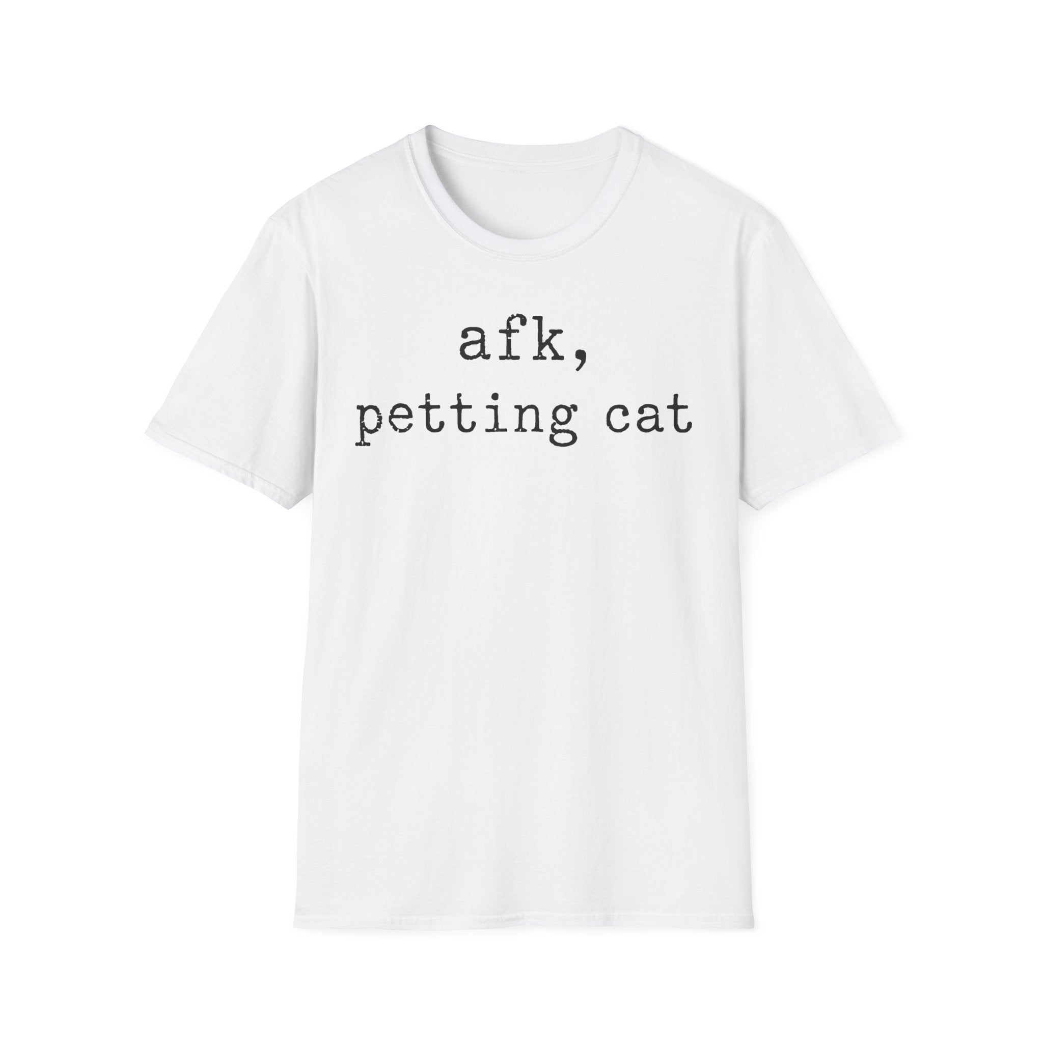 AFK Petting Cat T-SHIRT