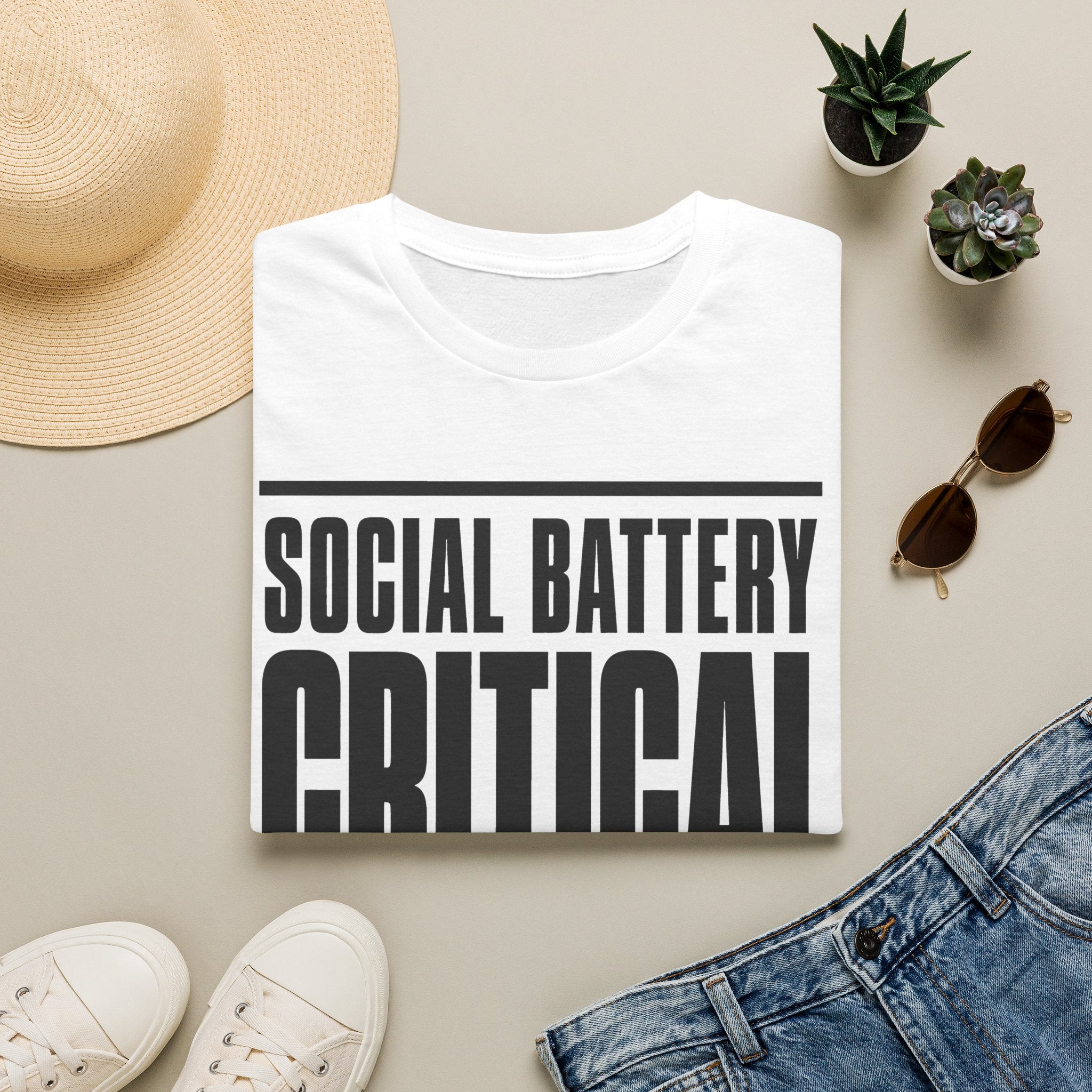 Social Battery Critical - Do Not Perform Side Quests T-shirt