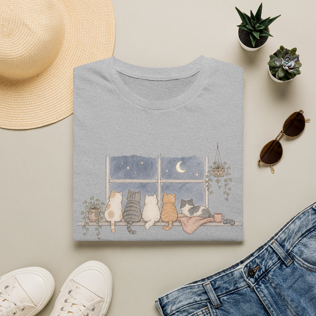 Window Ledge Cat Party T-SHIRT