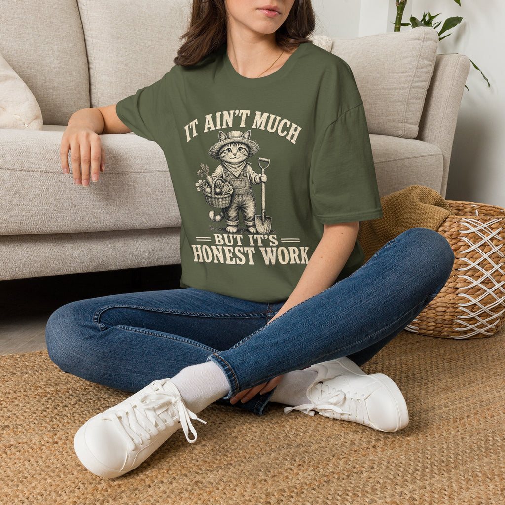 Honest Work Farming Cat T-SHIRT