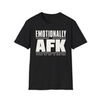 Emotionally AFK - Pet Cat To Continue T-shirt