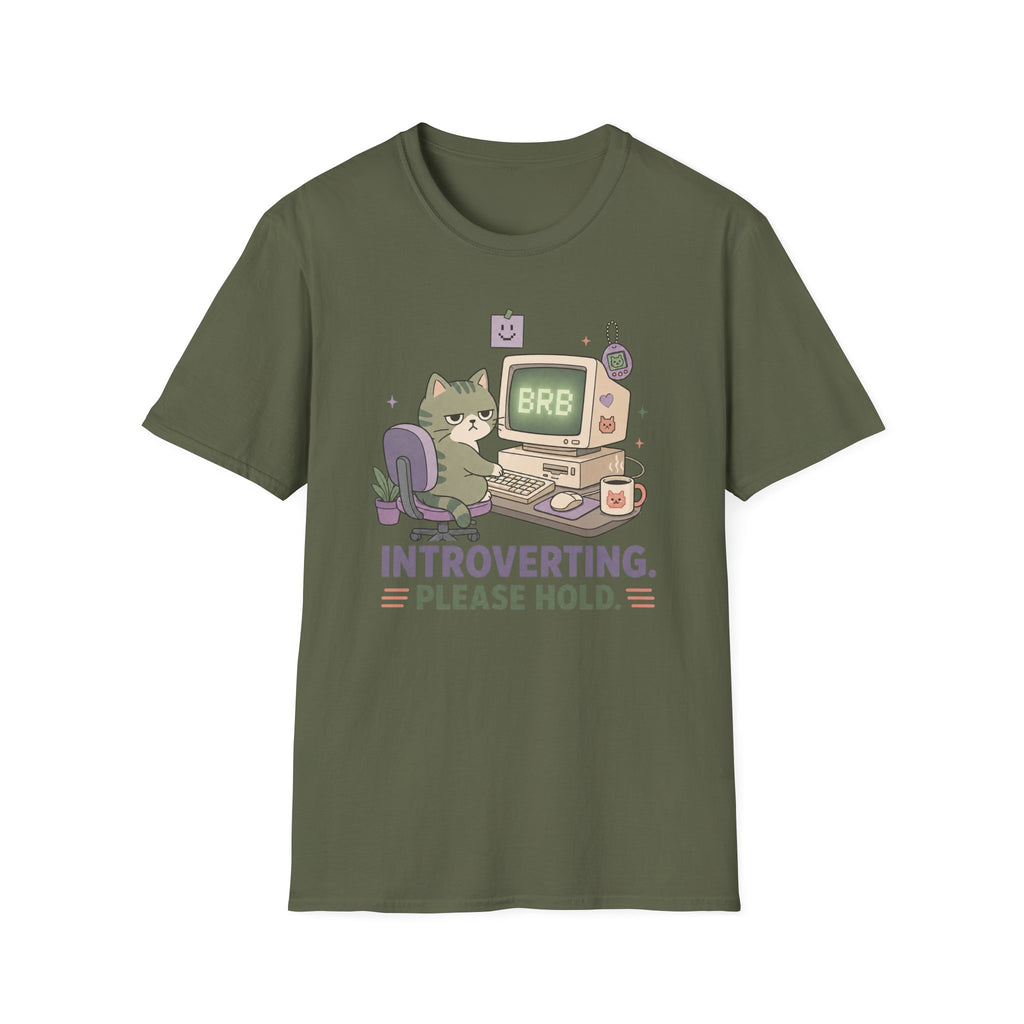 Introverting Please Hold T-shirt