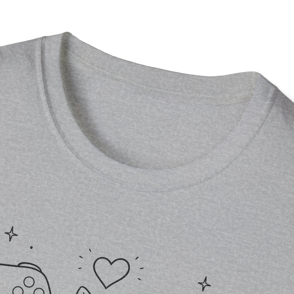 Tiny Cat Between Controllers T-shirt