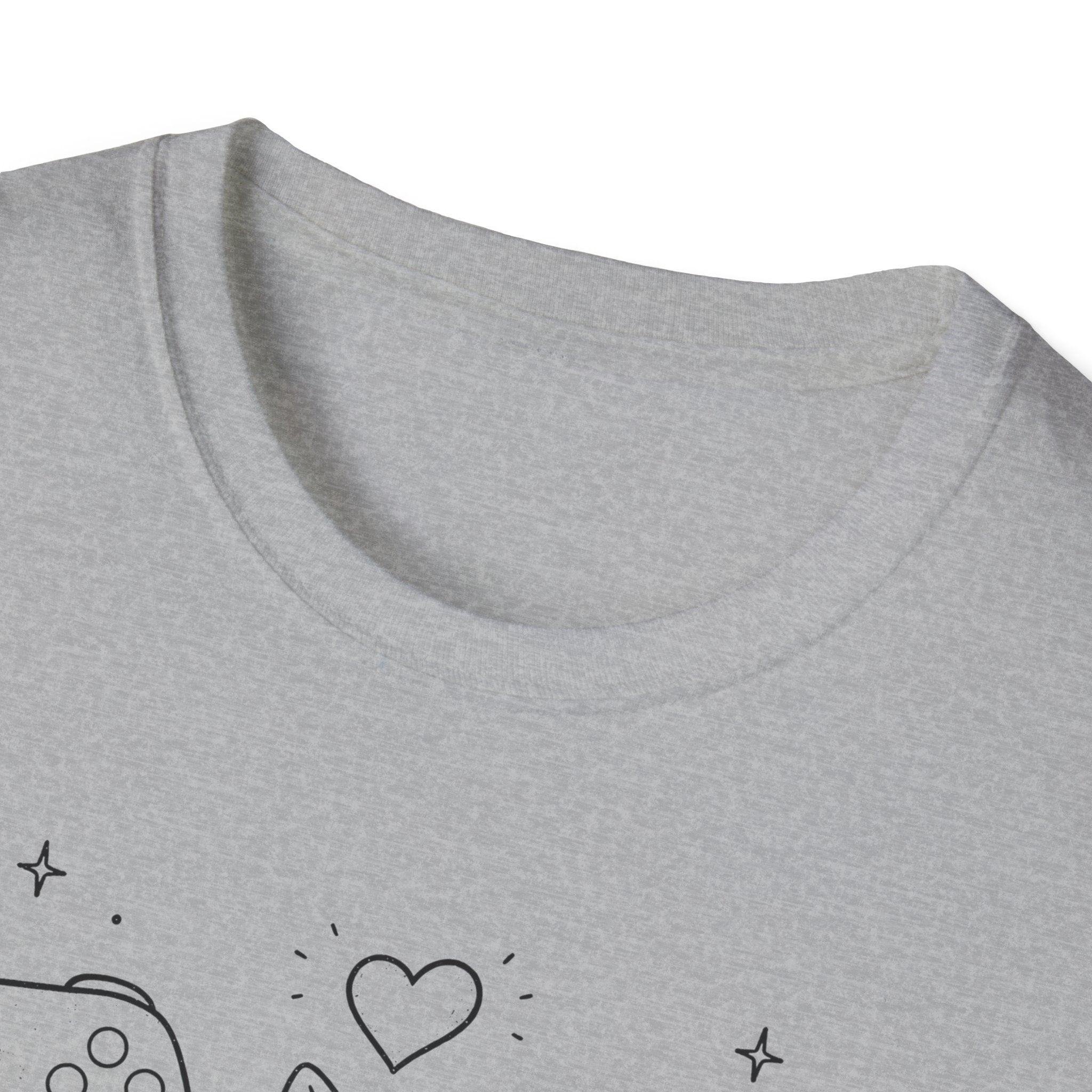 Tiny Cat Between Controllers T-shirt