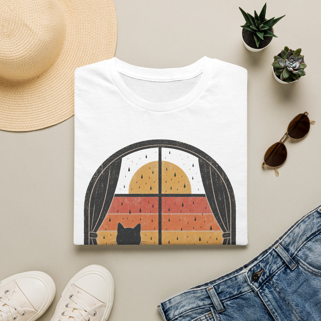 Rainy Night Retro Window T-SHIRT