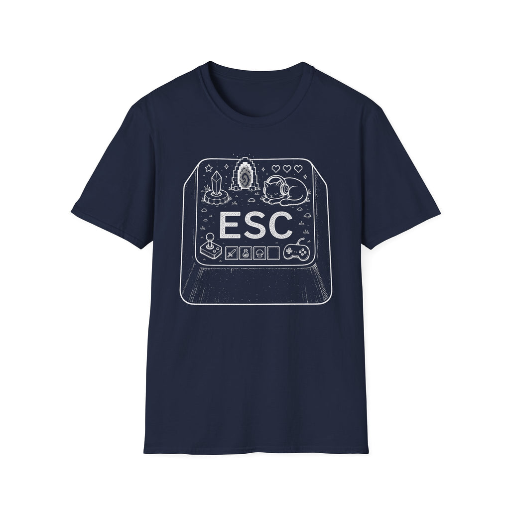 ESC Key Game Escapism T-SHIRT