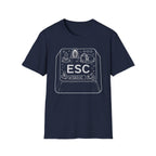 ESC Key Game Escapism T-SHIRT