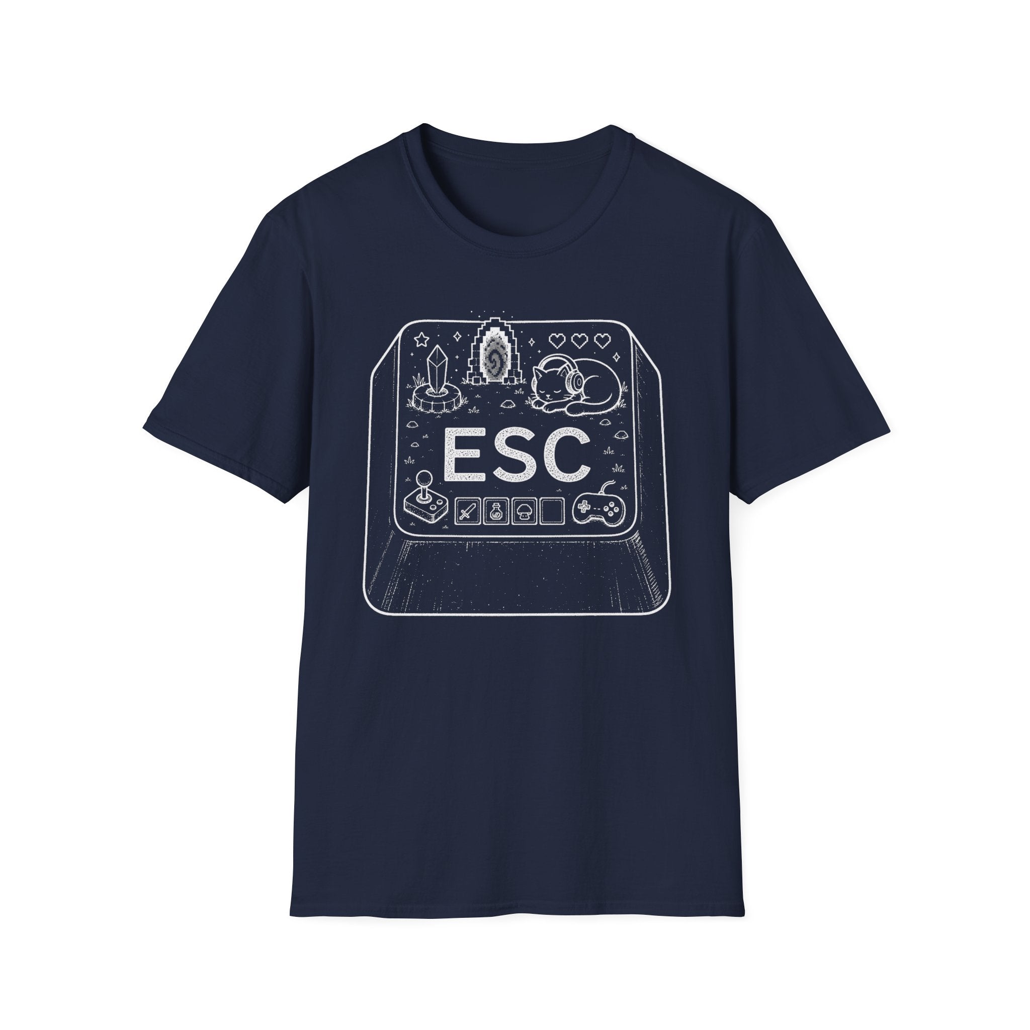 ESC Key Game Escapism T-SHIRT
