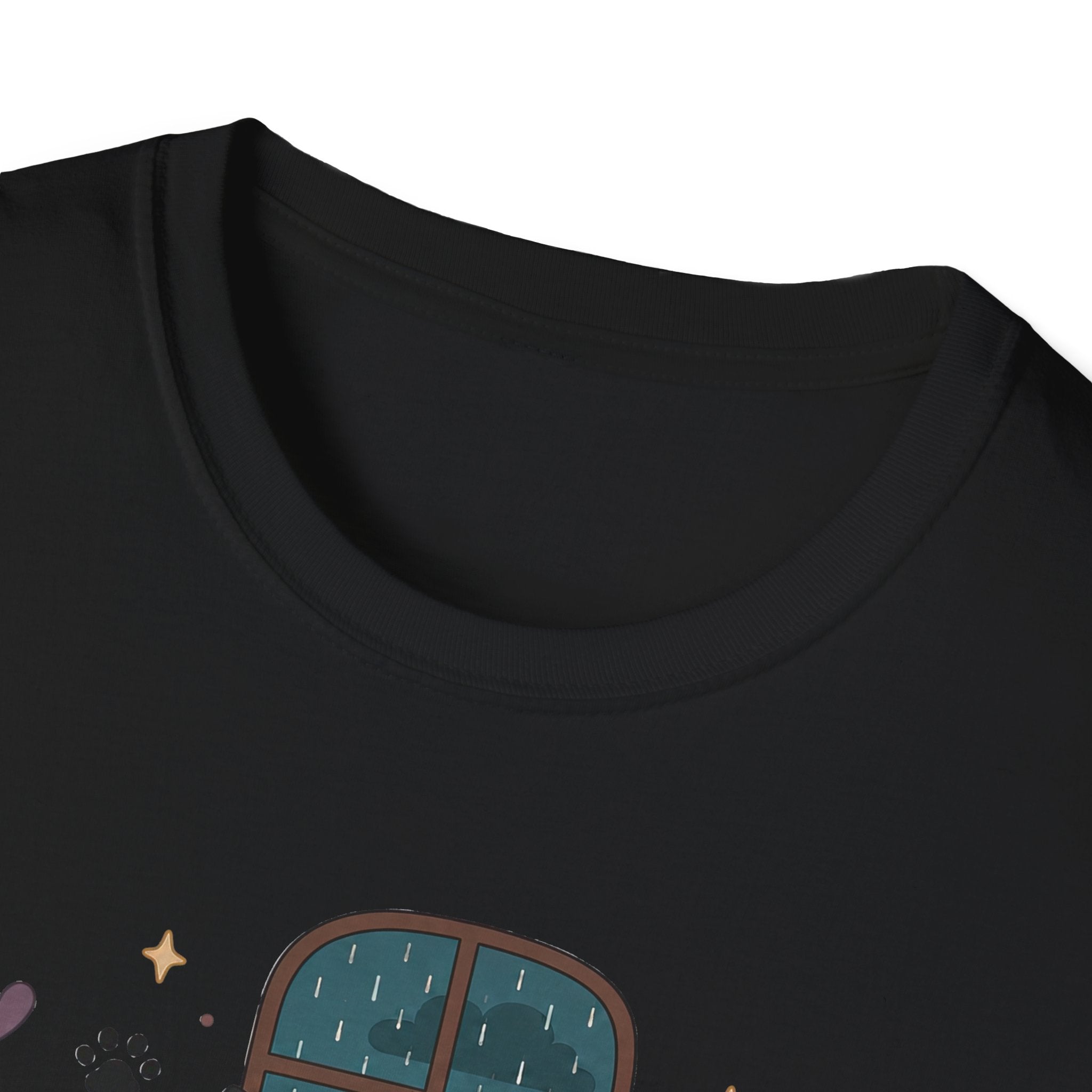 Rainy Night Gamer Cats T-shirt
