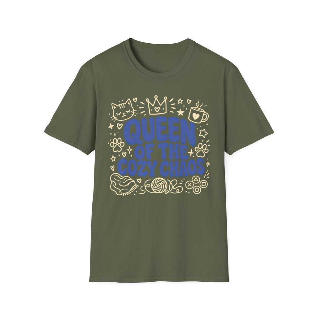 Queen Of The Cozy Chaos T-SHIRT