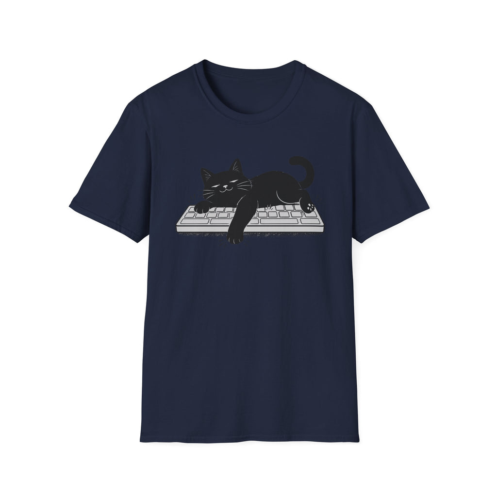 Cat on Keyboard Chaos T-shirt