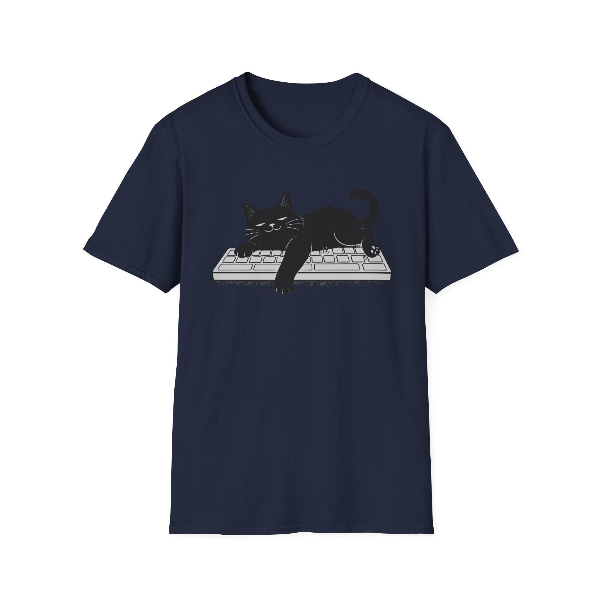 Cat on Keyboard Chaos T-shirt