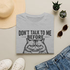 Dont Talk To Me Before Coffee And Cat T-SHIRT
