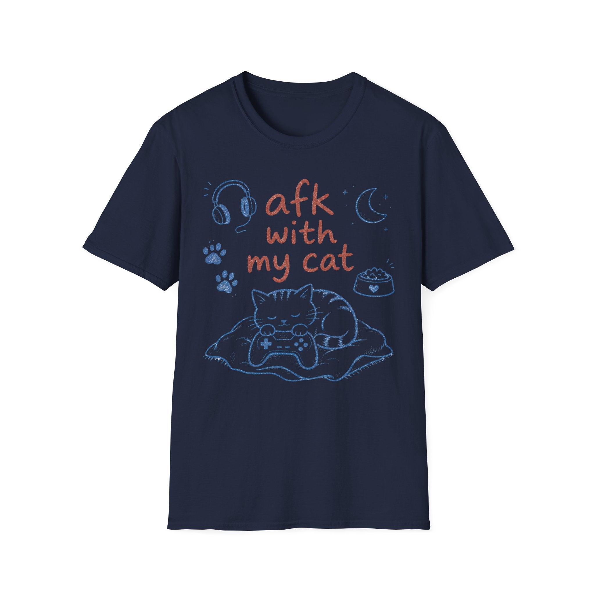 AFK WITH MY CAT T-SHIRT