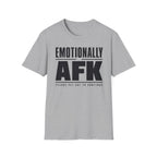 Emotionally AFK - Pet Cat To Continue T-shirt