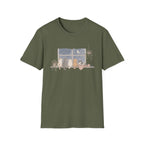 Window Ledge Cat Party T-SHIRT