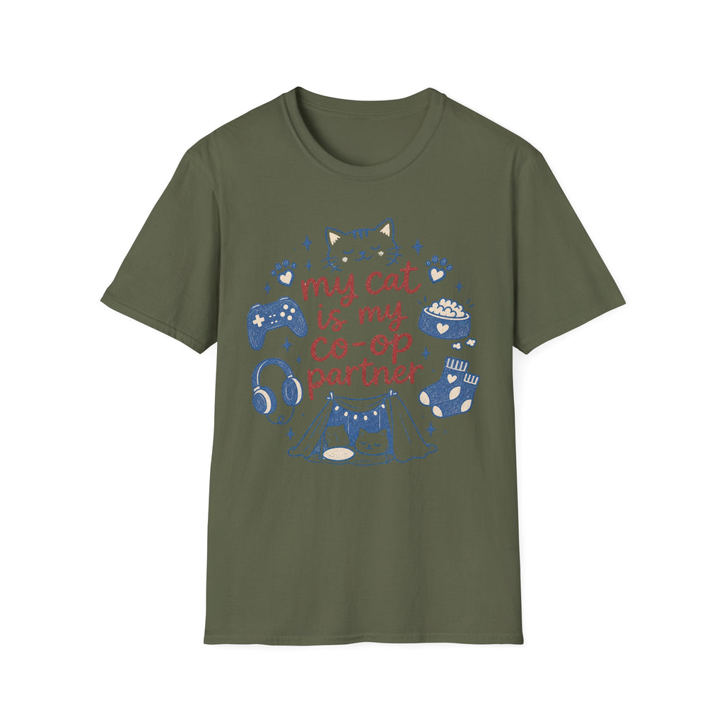 My Cat Is My Co-Op Partner T-SHIRT