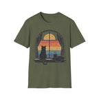 Rainy Night Retro Window T-SHIRT