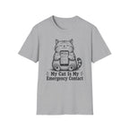 My Cat Is My Emergency Contact T-shirt