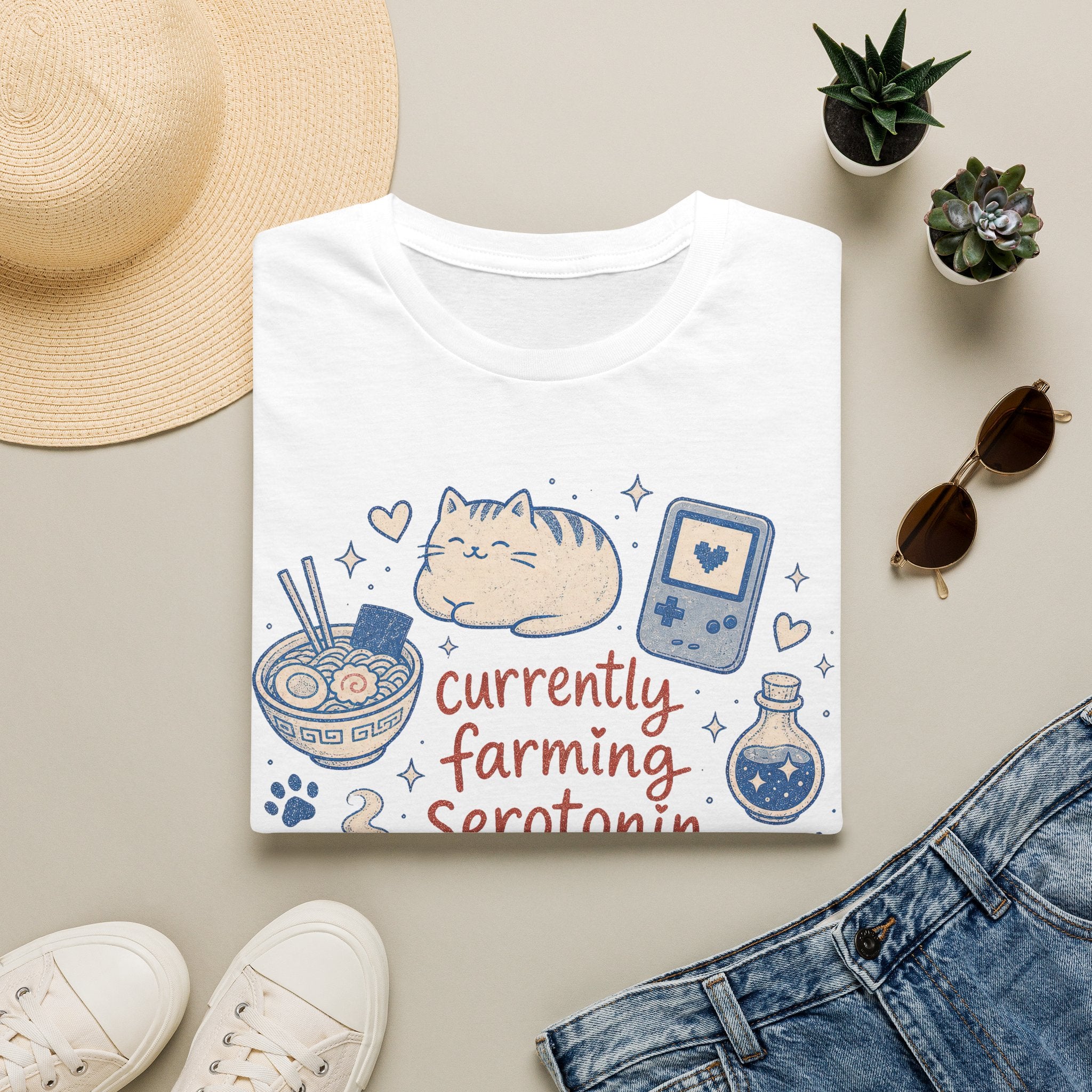 Currently Farming Serotonin T-SHIRT
