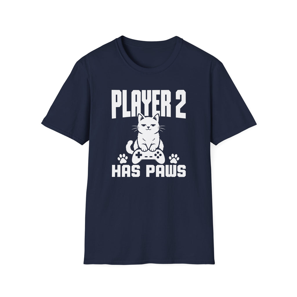 Player 2 Has Paws T-shirt