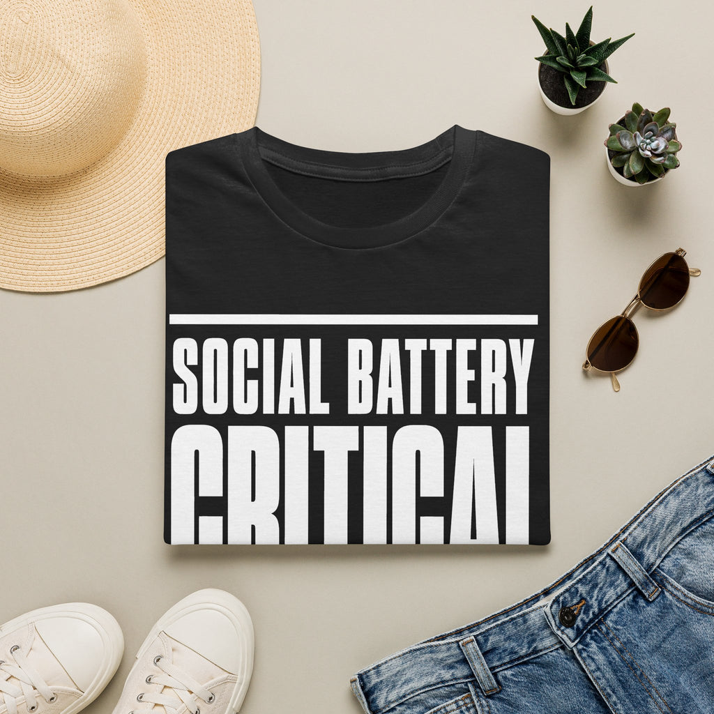 Social Battery Critical - Do Not Perform Side Quests T-shirt