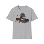 Rainy Night Gamer Cats T-shirt