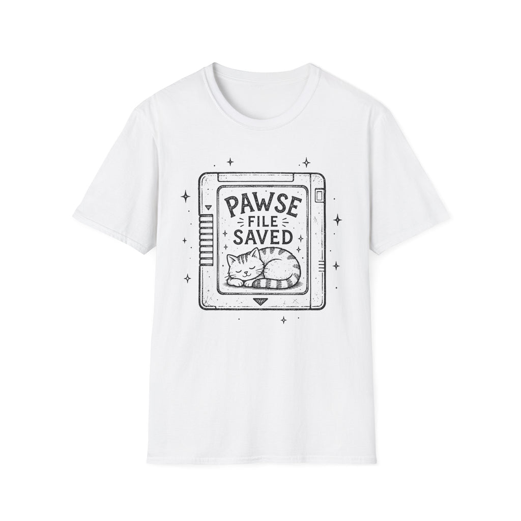 Pawse File Saved T-shirt