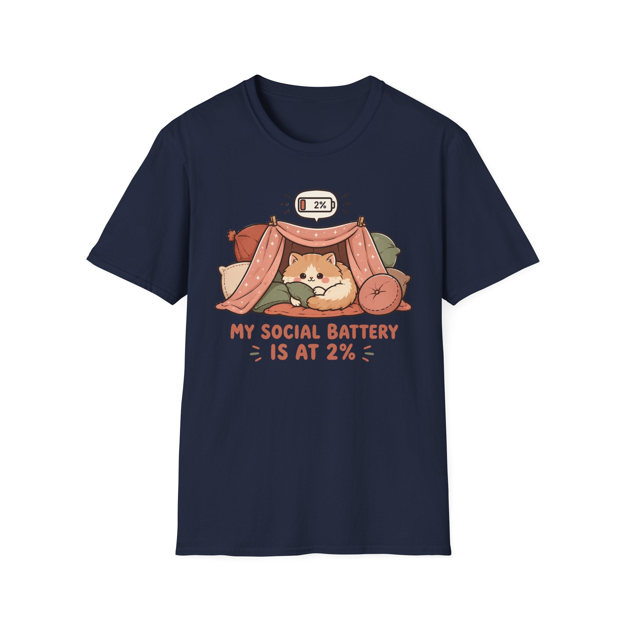 My Social Battery is at 2% T-shirt