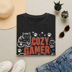 Cozy Gamer Cat Club T-SHIRT