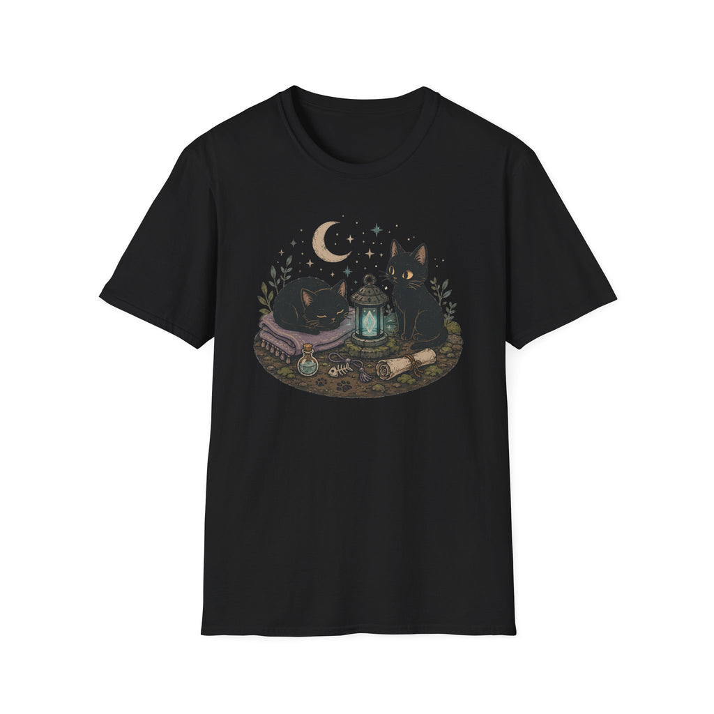 Cozy Save Point Cats T-shirt