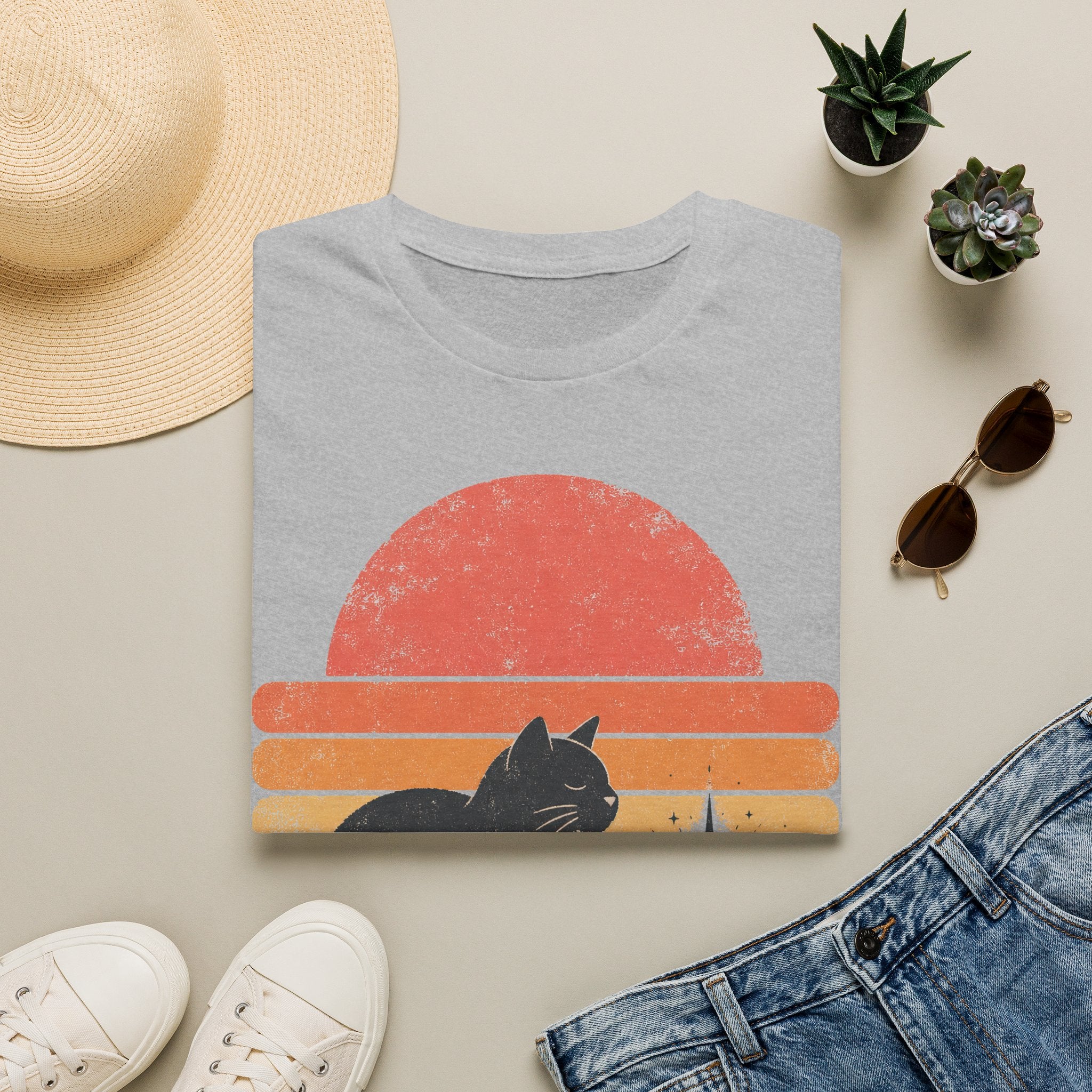Save Point Sunset Cat T-SHIRT