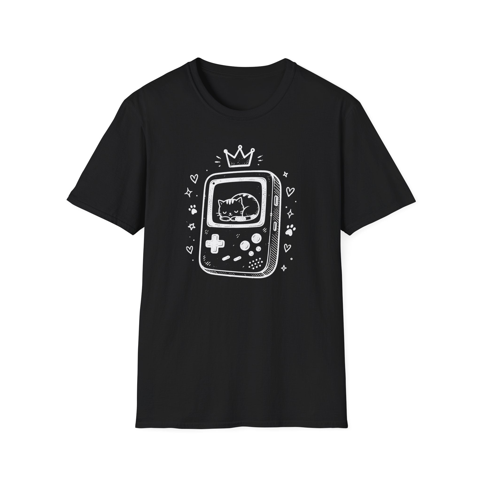 Crowned Cozy Handheld Cat T-shirt