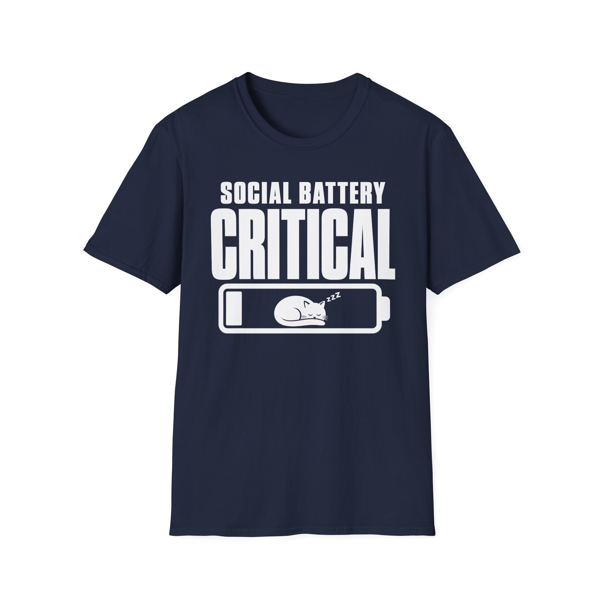 Social Battery Critical T-shirt