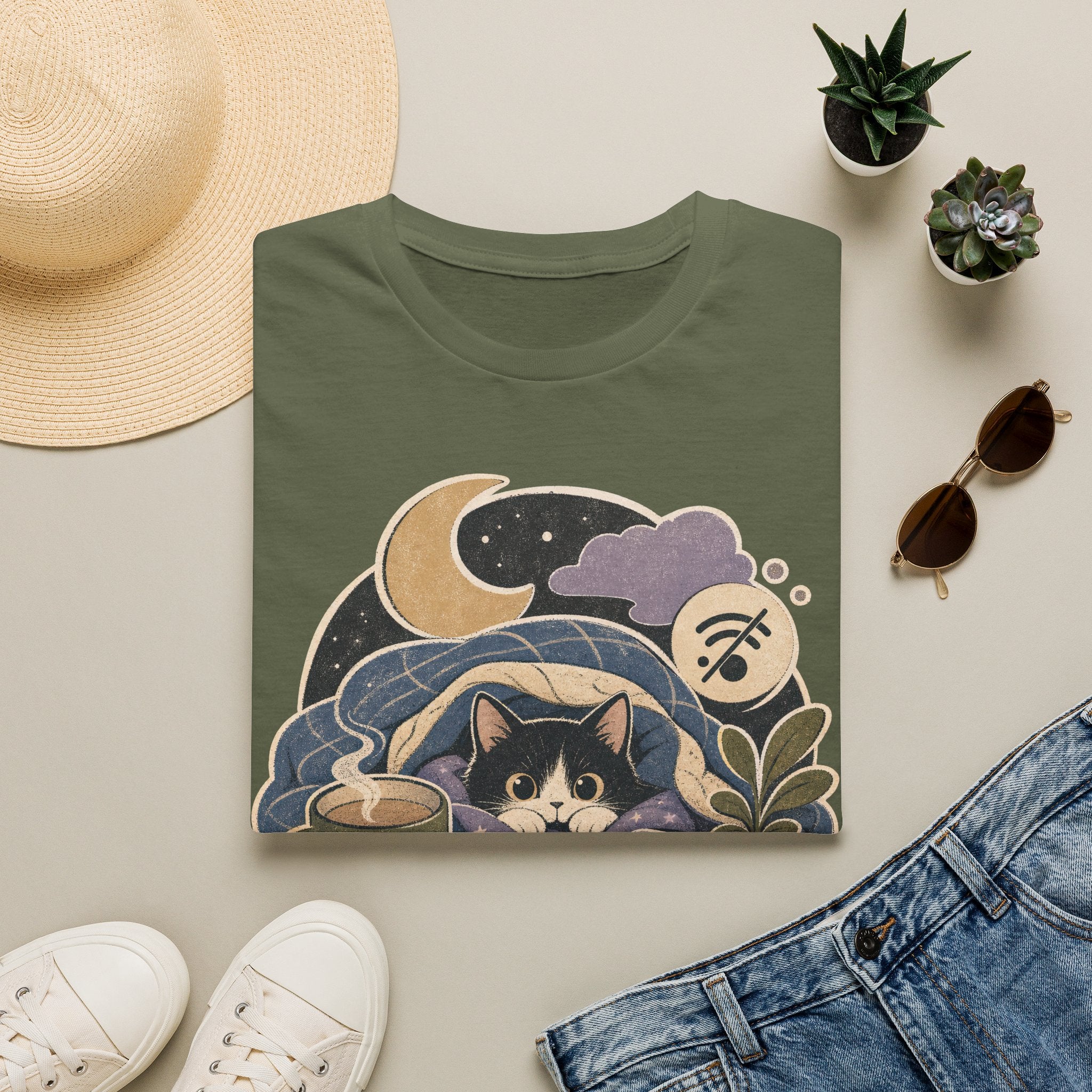 Offline Era Cat T-SHIRT