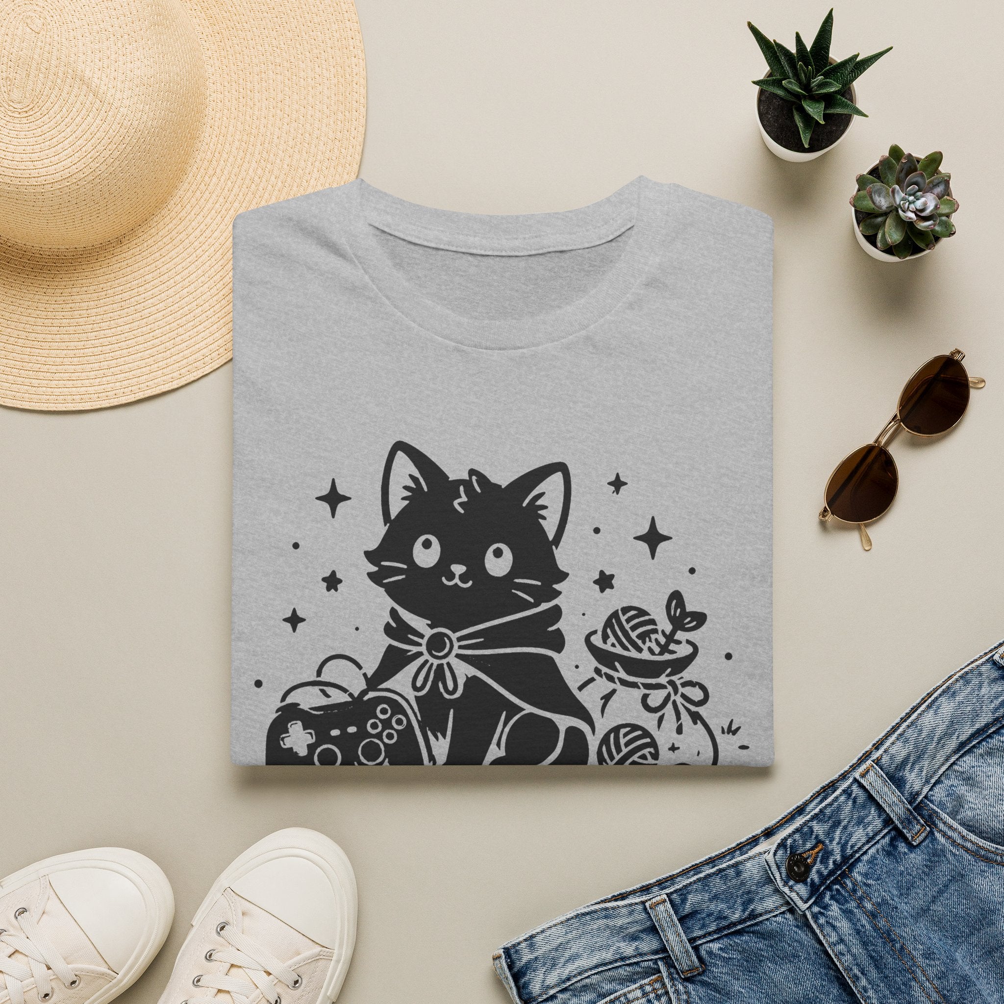 Tiny Quest Cat T-shirt
