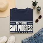 Stay Home - Save Progress - Pet Cat T-shirt