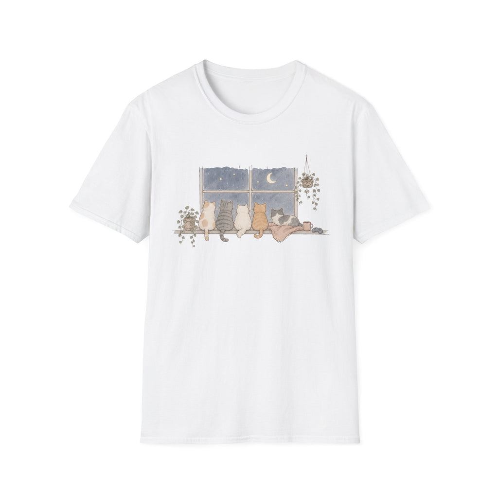 Window Ledge Cat Party T-SHIRT