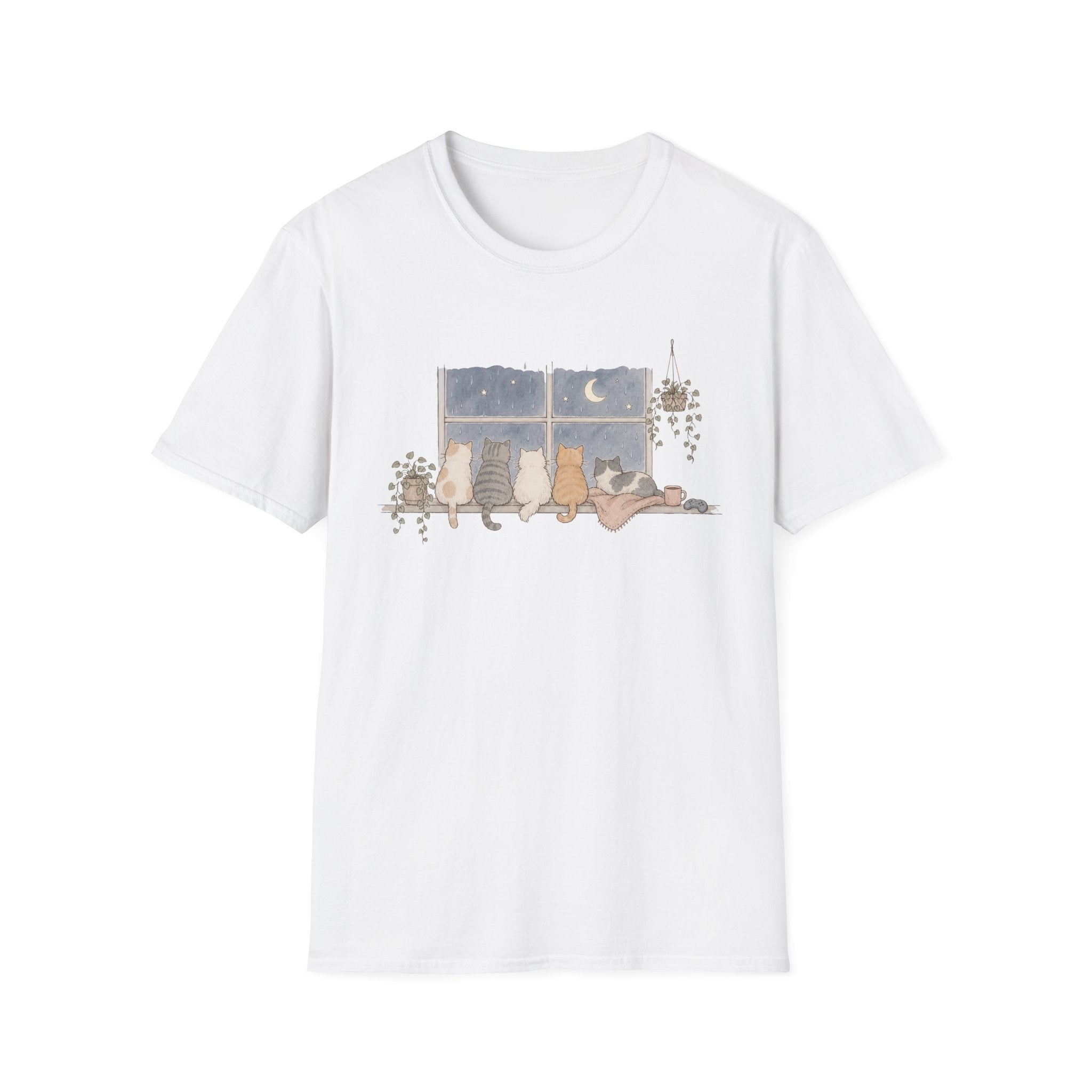 Window Ledge Cat Party T-SHIRT