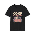 Co-Op Its How I Hug - Two Cats Couch T-SHIRT