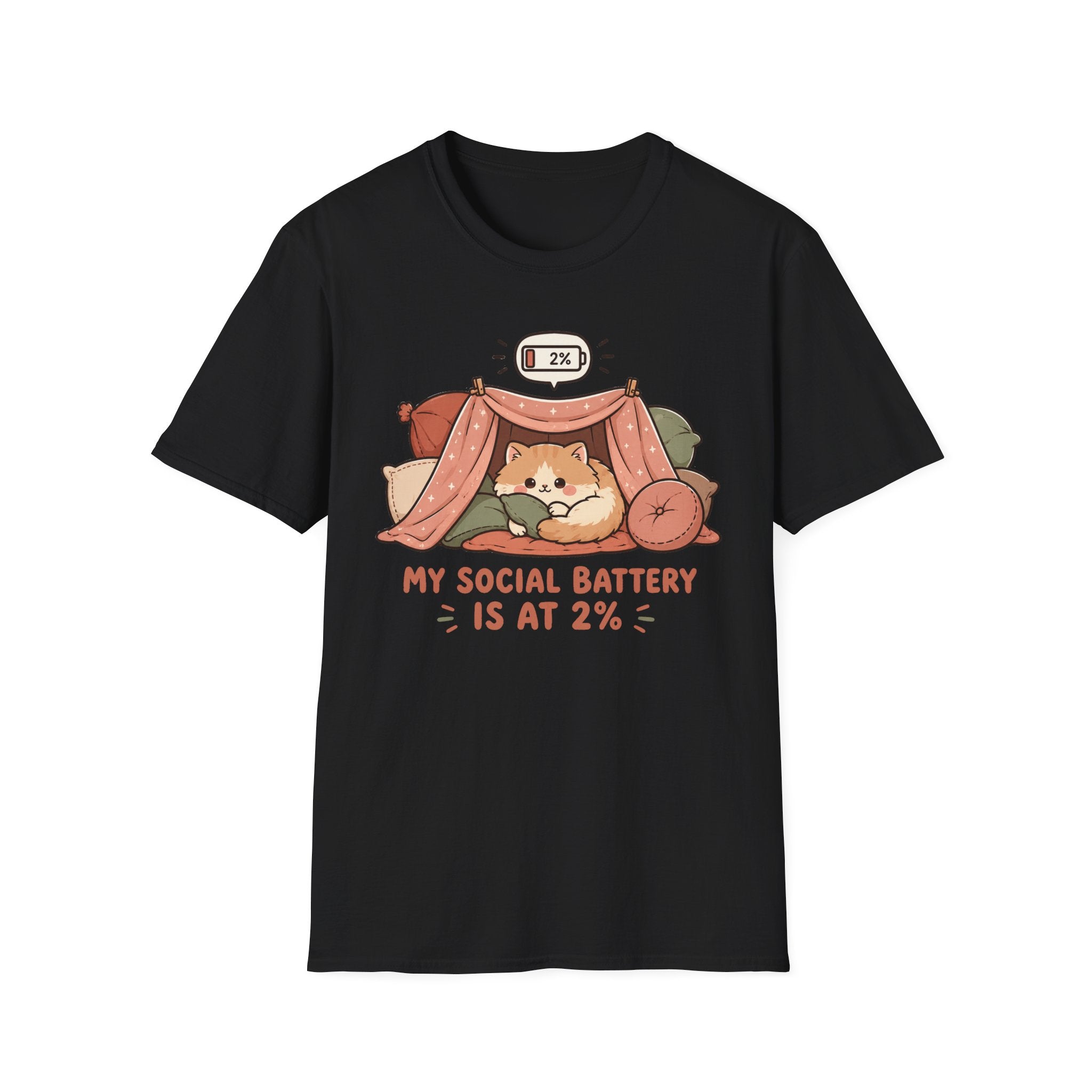 My Social Battery is at 2% T-shirt