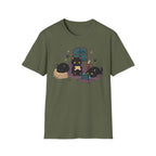 Rainy Night Gamer Cats T-shirt