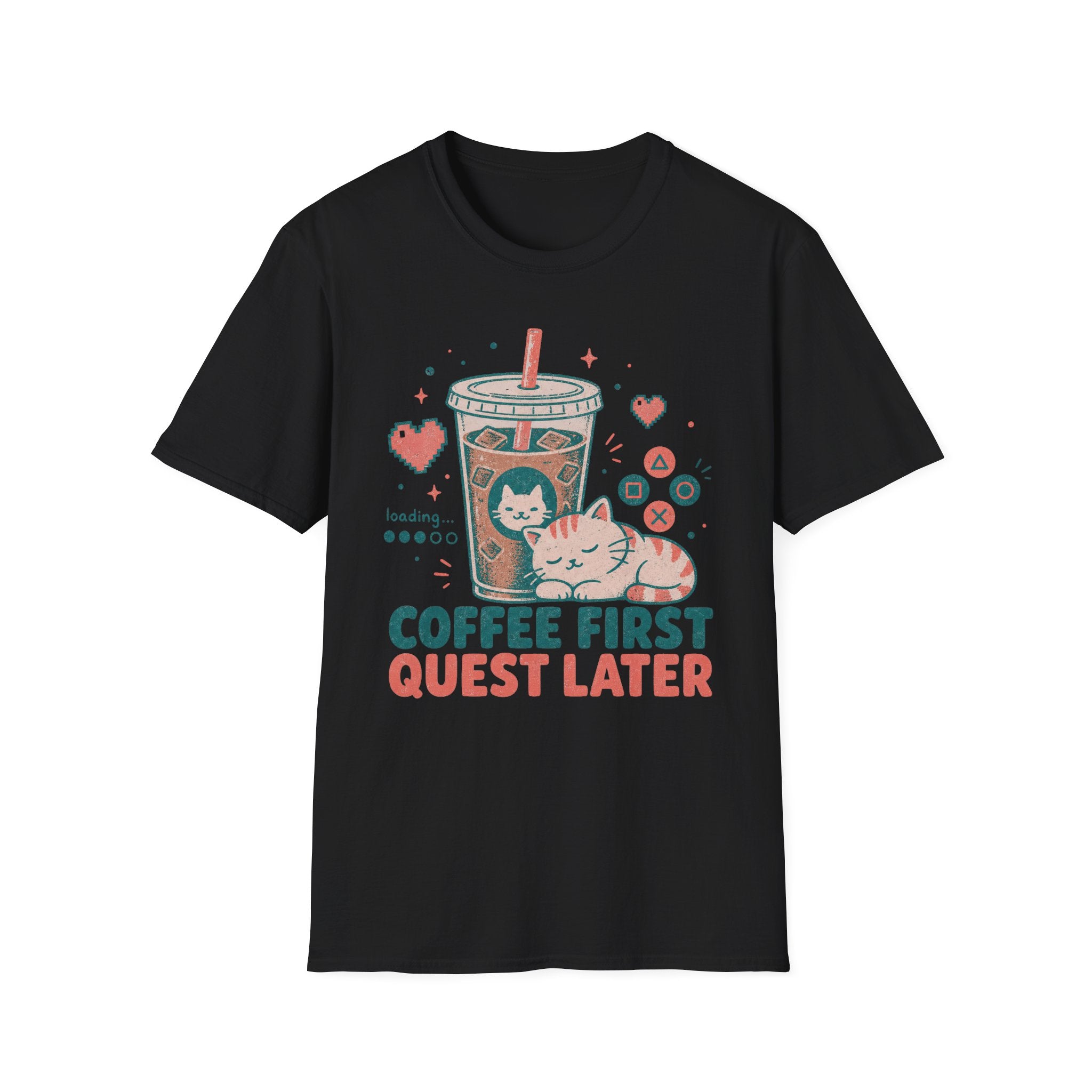 Coffee First Quest Later T-SHIRT